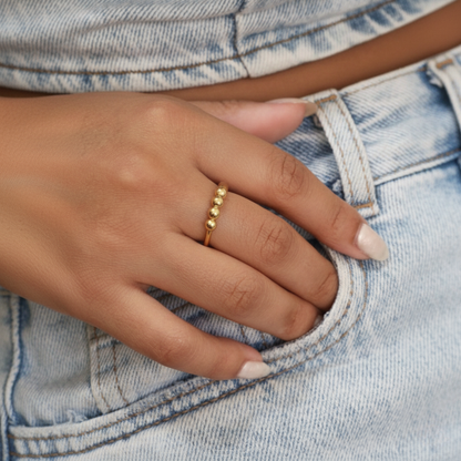 Dava - Anillo antiestrés giratorio | Ajustable