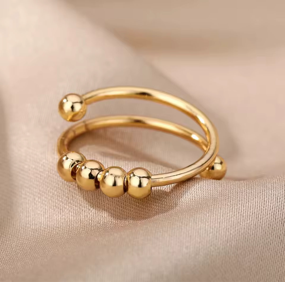 Daris - Anillo antiestrés giratorio | Ajustable